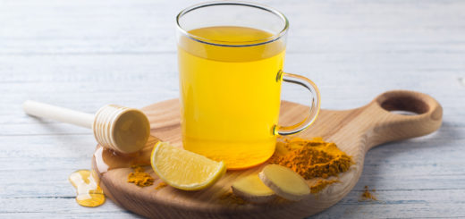 Hot Water Lemon and Turmeric