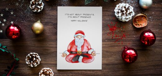 Yoga Christmas Cards
