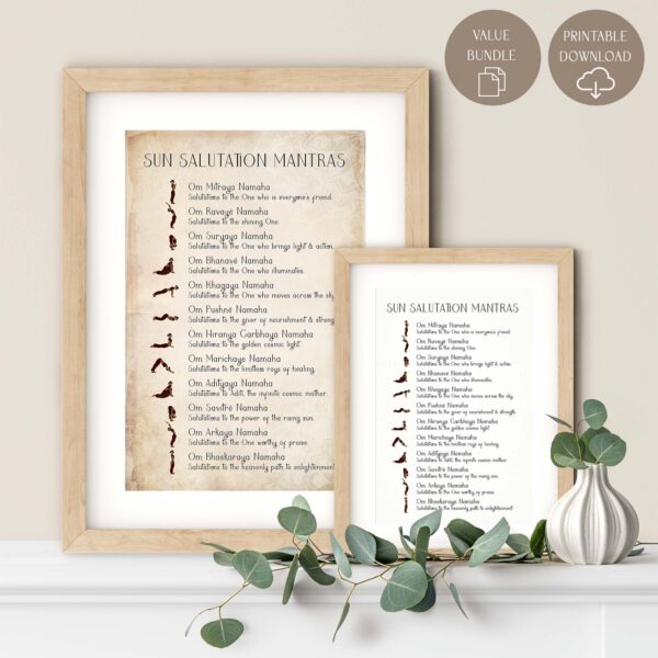 Sun Salutation Mantras